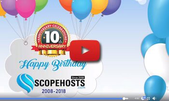 Scopehosts - Anniversary Celebrations