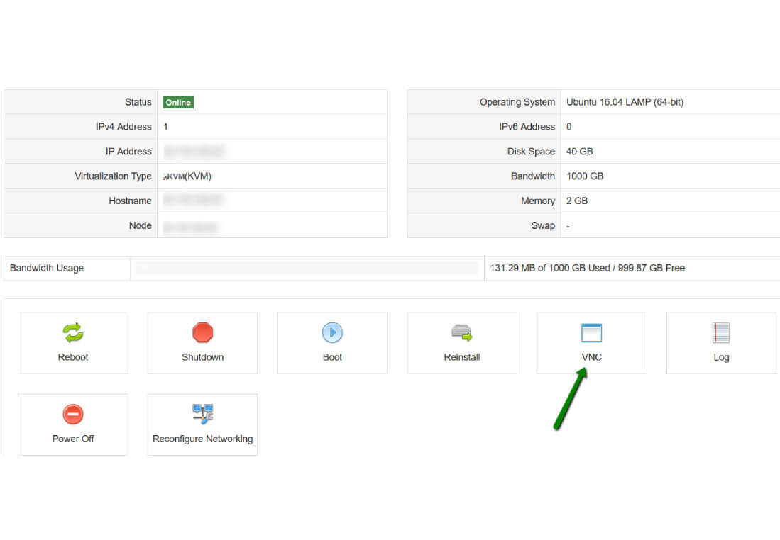 SolusVM Control Panel